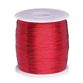 Magnet Wire - .0213 OD +0.0217"/-0.0209" Copper Core w/ Polyamide Coating, AWG 24 1LB Spool
