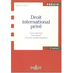 Droit international priv� : Edition 2007