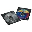 Hama 50er-Pack CD-ROM Schutzh�llen; transparent/schwarz