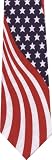 American Flag New Novelty Necktie