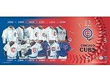 Chicago Cubs Uniform History Wall Clock