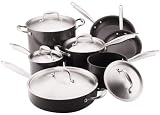 Anolon Titanium Non Stick Dishwasher Safe 12-Piece Cookware Set