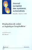 Journal europ�en des syst�mes automatis�s, Volume 38 N� 6, 2004 : Production de soins et logistique hospitali�re
