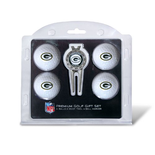 NFL Green Bay Packers 4 Golf Balls and Divot Tool