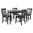 Antique Black Prairie Dining Table