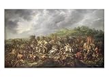 The Defeat of Porus by Alexander the Great 327 BC Art Giclee Poster Print by Francois Louis Joseph Watteau, 24x18
