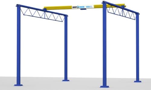 Gorbel 1000-Lb. Shop Crane - 8ft.L x 15ft.W x 10ft.H, Model Number SC1000-FS-8-15-10