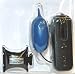 Cyber Flicker Cyberskin Covered Bullet Vibrator - Blushing Blue