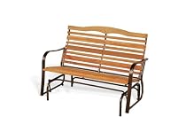 Jack Post Woodlawn Double Glider with Bronze Frame