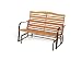 Jack Post Woodlawn Double Glider with Bronze Frame