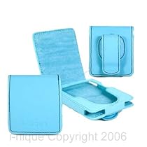 Ipod nano 3rd Gen Series Alpha Clasic leather cover - BLUE