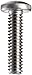 Stainless Steel Machine Screw, Plain Finish, Pan Head, Phillips Drive, 5/16