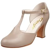 Capezio Ladies Chorus Theatrical Shoe,Tan,10 W US by 