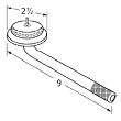 Ring Stainless Steel Burner with Integral Venturis for Charbroil Grills, Thermos Grills and Many Other Brands.