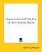 Characteristics of the Pre or Non-totemic Races