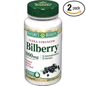 Bilberry 1000mg Promotes Healthy Eye