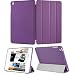 KHOMO ® Super Slim Purple Case Polyurethane Cover FRONT + Purple Hard Rubberized Poly-carbonate BACK Protector for Apple iPad Mini 7 Inches 7.9 inch (Built-in magnet for sleep / wake feature)