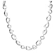 Zina Sterling Silver Geometric Necklace, 17"