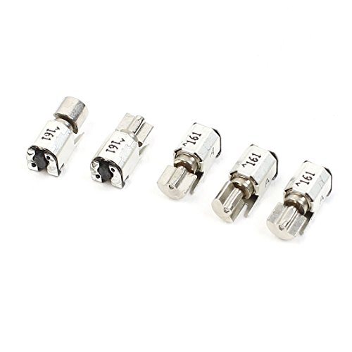 5pcs DC1.5V/0.04A 3V/0.09A 1000RPM 4mm Micro Vibration Motor