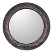Brass repousse mirror, 'Shine' Brass repousse mirror, 'Shine'