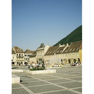 Piata 23 August, Heard of the Old Part of the German Town, Brasov, Transylvania, Romania Photographic Poster Print