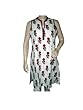 Womens Cottton Kurti Tunic Maroon Print Kurta Blouse Medium Size