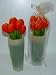 Kerze TULPE in VASE 19cm #125307