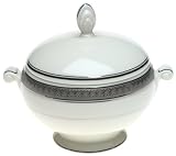 Mikasa Palatial Platinum Fine China Covered Sugar Bowl