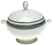 Mikasa Palatial Platinum Fine China Covered Sugar Bowl