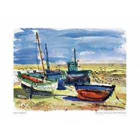 Boat for Sale, Lesconil, Brittany, Art Poster by Glen Scouller