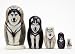Alaskan Dog Sled Russian Nesting Doll 5pc./6