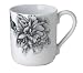 Royal Worcester Black Peony Mug 9 ounce