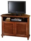 Savannah Louvered - door Corner Tv / vcr Cabinet