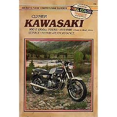 Kawasaki 900 and 1000 Fours, 1973-80: Clymer Workshop Manual