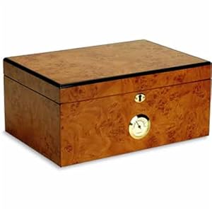 Marble Wood Finish 100 Cigar Humidor