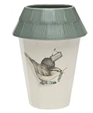 Pfaltzgraff Naturewood Sculpted Stoneware Birdhouse Utensil Crock