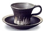 樹氷コーヒー碗皿【信楽焼　コーヒーカップ・ソーサー】