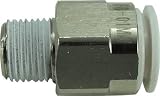 チヨダ　ファイブメイルコネクタ　Ｗ（白）８ｍｍ・Ｒ１／８ F8-01MW