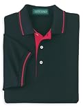 Pique Knit Sport Shirt with Trim