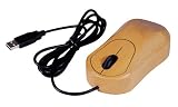 Electronics : Swedx Beech Wood USB Mouse 