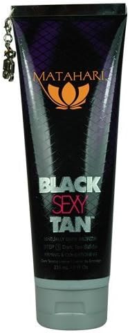 Black Sexy Tan Dark Bronzer Firming &amp; Conditioning Step 1 8oz by Matahari