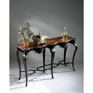 Artist's Originals Rectangular Console Table in Café Noir