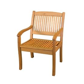 Tensen PS02C-23A Balau Wood Monaco Arm Chair