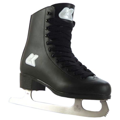 Xcess Fashion Black Wide Fit Ice Skates