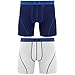 adidas Men's Athletic Stretch Boxer Brief Underwear (2-Pack), Collegiate Navy/Shock Blue Heather White/Collegiat, X-LARGE