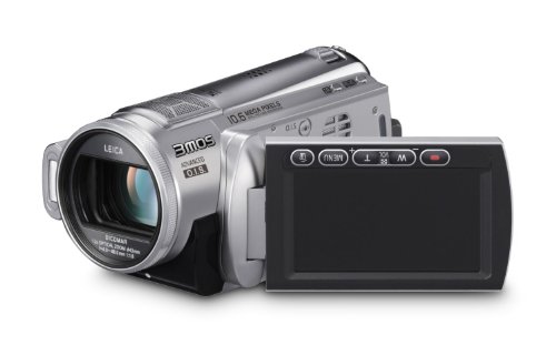 Panasonic HDC-SD200 EG-S Full HD-Camcorder (SD/SDHC-Card, 12-fach opt. Zoom, 6,9 cm (2,7 Zoll) Display) silber