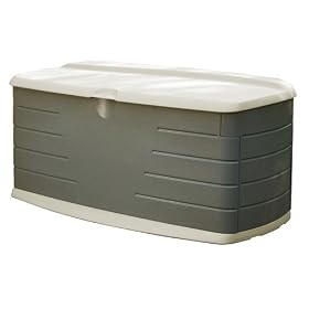 Rubbermaid Large Deck Box with Seat by Rubbermaid%3A Centerville IA