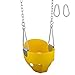 Swing Set Stuff Highback Full Bucket (Yellow) with Chains and Hooks and SSS Logo Sticker