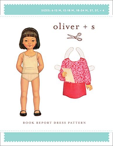 Book Report Dress Sewing Pattern (Sizes 6 m-4)