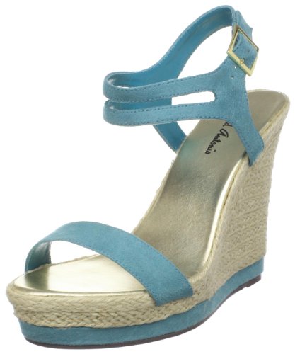 Michael Antonio Women's Galena Wedge Sandal,Turquoise,8 M US